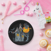 Spooky Hexen Halloween Pappteller (Party)