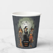 Spooky Hexen Halloween-Party Pappbecher (Vorderseite)