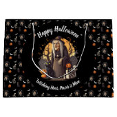 Spooky Hexengebäckchen Halloween 🎃 🧙 ♀️ Große Geschenktüte (Vorderseite)