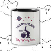 Spooky Hexenkaffee mit Namensmuster Tasse