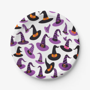Spooky Hexenmeister Halloween-Teller Pappteller