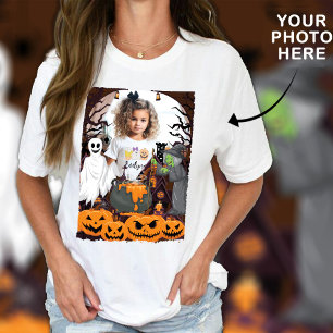 Spooky Hexenmeister Horror Pumpkin Halloween Vinta T-Shirt