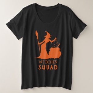 Spooky Hexenschaum-Frosch-Halloween-Party Große Größe T-Shirt
