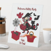 Spooky Hexentrick oder Niedliche Behandlung des Pa Sockelschild (In Situ)