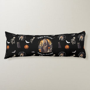 Spooky Hexenwirbel Halloween Kissen 🎃 Schwarz 👻