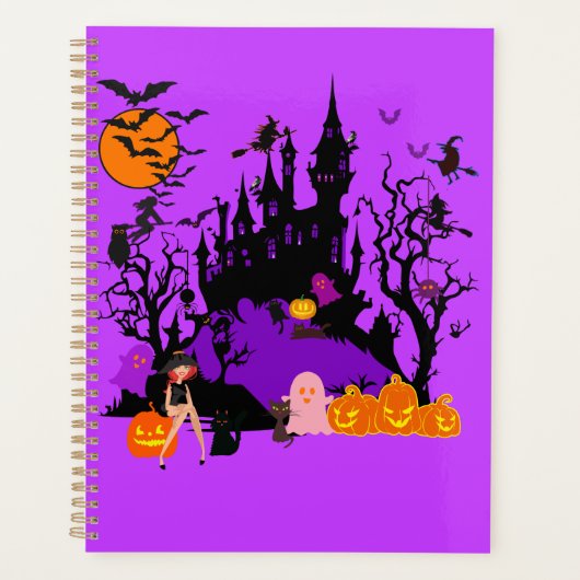 Spooky Hexes Castle Party Planer (Vorderseite)