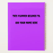 Spooky Hexes Castle Party Planer (Rückseite)