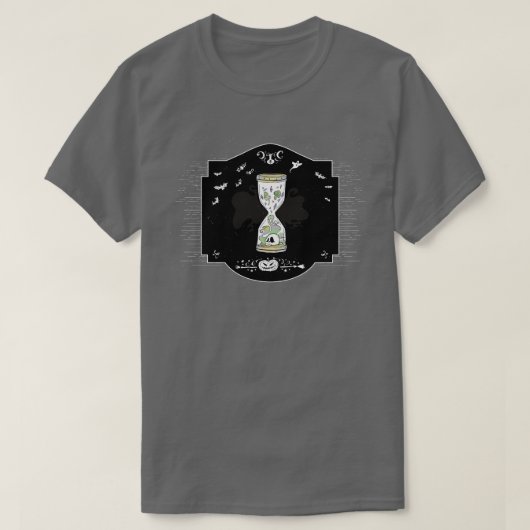 Spooky Hourglass T-Shirt (Design vorne)