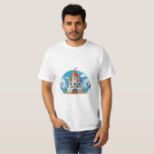 spooky house and ghost T-Shirt (Vorne ganz)