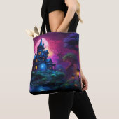 Spooky House auf Halloween Hill Tasche (Von Nahem)