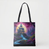Spooky House auf Halloween Hill Tasche (Vorderseite)