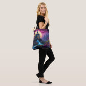 Spooky House auf Halloween Hill Tasche (Am Model)