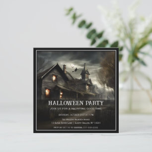 Spooky House Halloween-Party Einladung