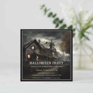 Spooky House Halloween-Party Einladung