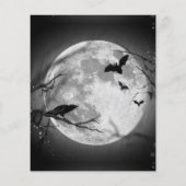 Spooky House Halloween-Party Einladung (Rückseite)