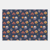 Spooky House Niedlich Little Hexenauwl Moon Hallow Geschenkpapier Set (Vorderseite 3)