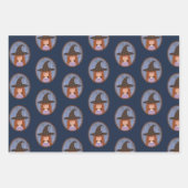 Spooky House Niedlich Little Hexenauwl Moon Hallow Geschenkpapier Set (Vorderseite 2)