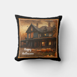 Spooky House Pumpkin Halloween Collection Kissen