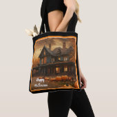 Spooky House Pumpkin Halloween Collection Tasche (Von Nahem)