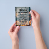 Spooky House und Beängstigendes Pumpkins-Halloween Flyer (Gruppe)