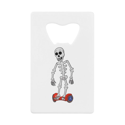 Spooky Hover Bones Geldbeutel Flaschenöffner (Vorderseite)