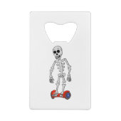 Spooky Hover Bones Geldbeutel Flaschenöffner (Rückseite)