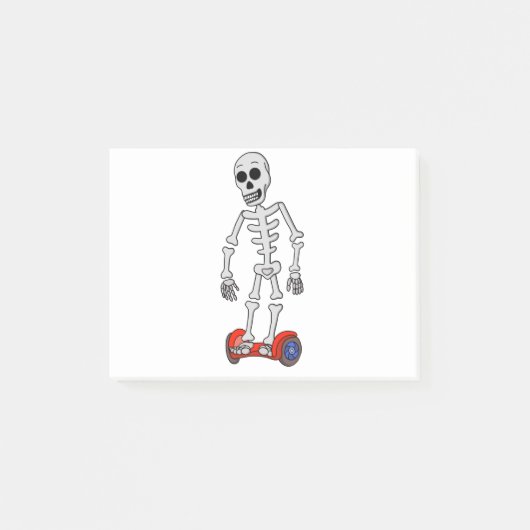 Spooky Hover Bones Post-it Klebezettel (Vorderseite)