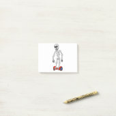Spooky Hover Bones Post-it Klebezettel (Auf Schreibtisch)