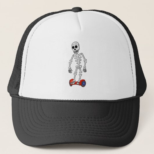 Spooky Hover Bones Truckerkappe (Vorderseite)