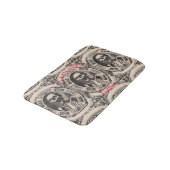 Spooky Human Skull Thunder_Cove Badematte (Schrägansicht)