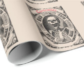 Spooky Human Skull Thunder_Cove Geschenkpapier (Rolleneckpunkt)
