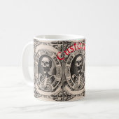 Spooky Human Skull Thunder_Cove Kaffeetasse (Vorderseite Links)
