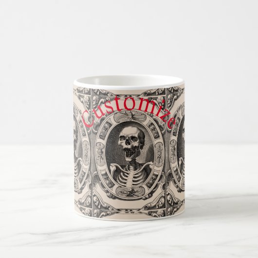 Spooky Human Skull Thunder_Cove Kaffeetasse (Mittel)