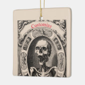 Spooky Human Skull Thunder_Cove Keramikornament (Links)