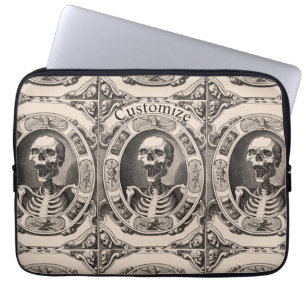 Spooky Human Skull Thunder_Cove Laptopschutzhülle