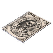 Spooky Human Skull Thunder_Cove Notizblock (Linke Seite)