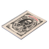Spooky Human Skull Thunder_Cove Notizblock (Linke Seite)