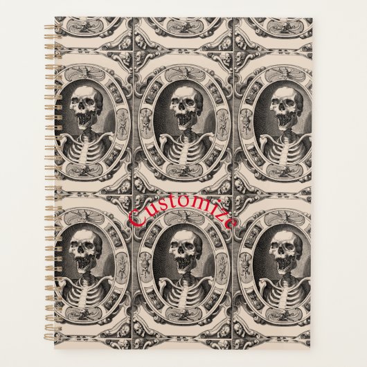 Spooky Human Skull Thunder_Cove Planer (Vorderseite)