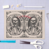 Spooky Human Skull Thunder_Cove Seidenpapier (Handwerk)