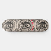 Spooky Human Skull Thunder_Cove Skateboard (Horizontal)