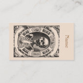 Spooky Human Skull Thunder_Cove Visitenkarte (Rückseite)