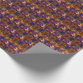 Spooky Irish Red Setter Halloween Hexenkürbis Geschenkpapier (Ecke)