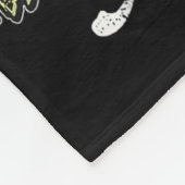 Spooky Island Est 2002 Vergnügungspark Skull Hallo Fleecedecke (Ecke)