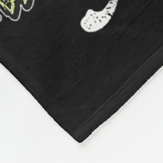 Spooky Island Est 2002 Vergnügungspark Skull Hallo Fleecedecke (Ecke)