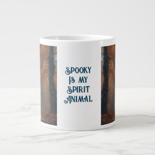 Spooky ist mein Geisttier Jumbo-Tasse (Vorderseite)