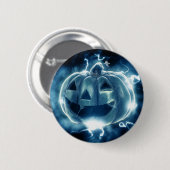 Spooky Jack-o-Lantern Button (Vorne & Hinten)