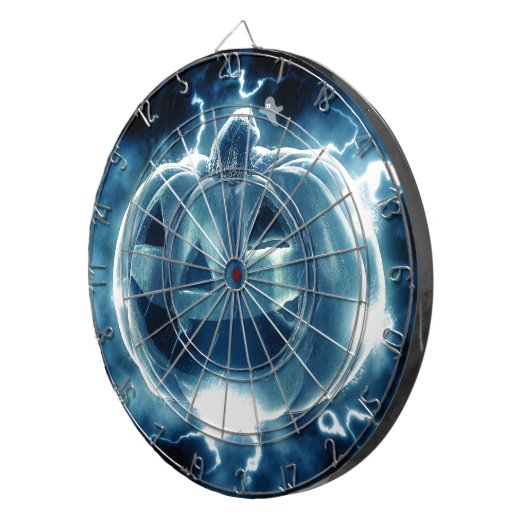 Spooky Jack-o-Lantern Dartscheibe (Vorderseite rechts)