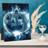 Spooky Jack-o-Lantern Fotoplatte (Seite)