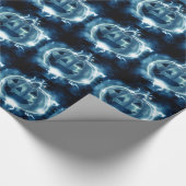 Spooky Jack-o-Lantern Geschenkpapier (Ecke)