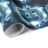 Spooky Jack-o-Lantern Geschenkpapier (Rolleneckpunkt)
